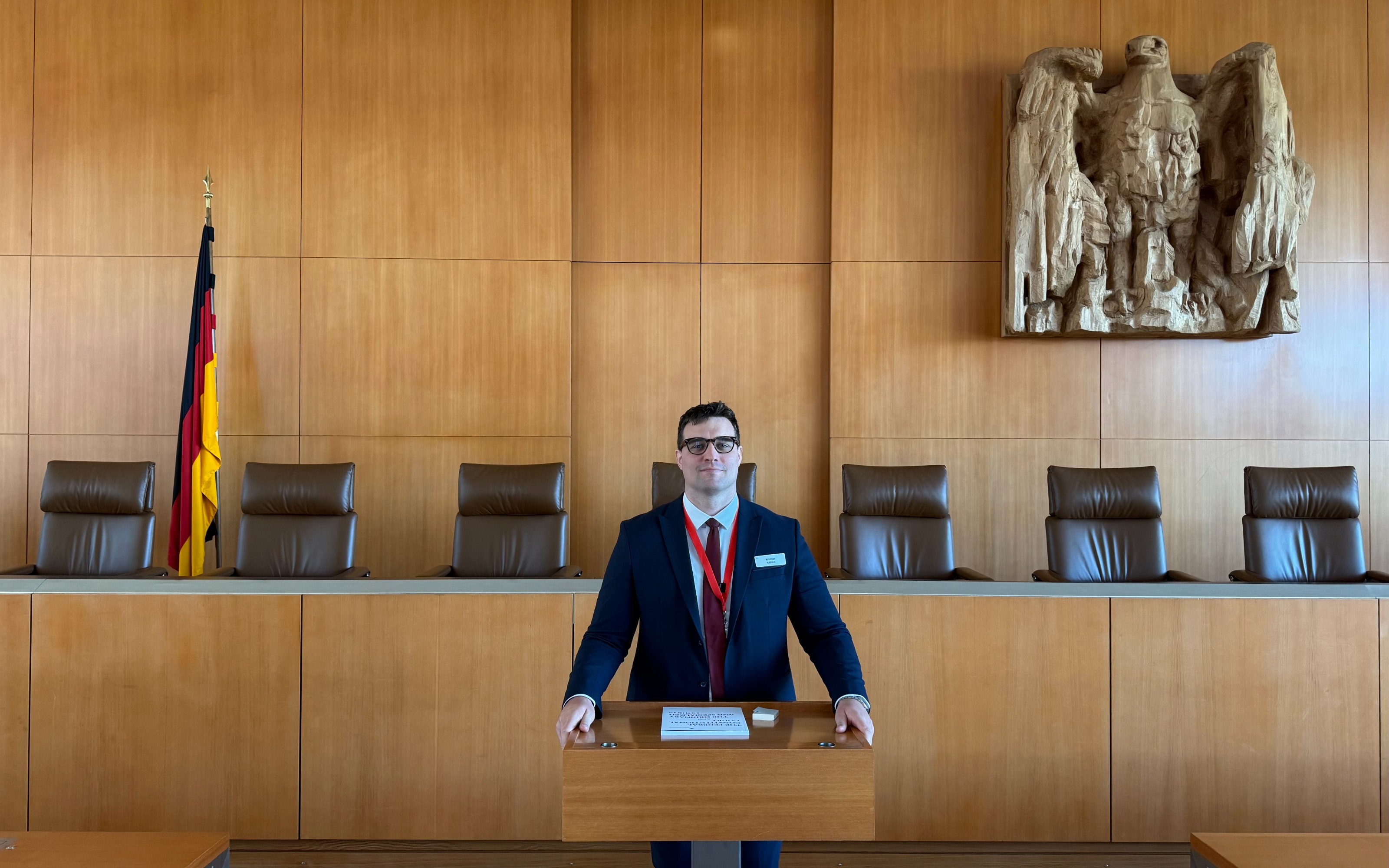 Kristijan Karan visits Germany’s Federal Constitutional Court and Federal Court of Justice in Karlsruhe as part of the Friends of ERA programme. Kristijan Karan visits Germany’s Federal Constitutional Court and Federal Court of Justice in Karlsruhe as part of the Friends of ERA programme.
